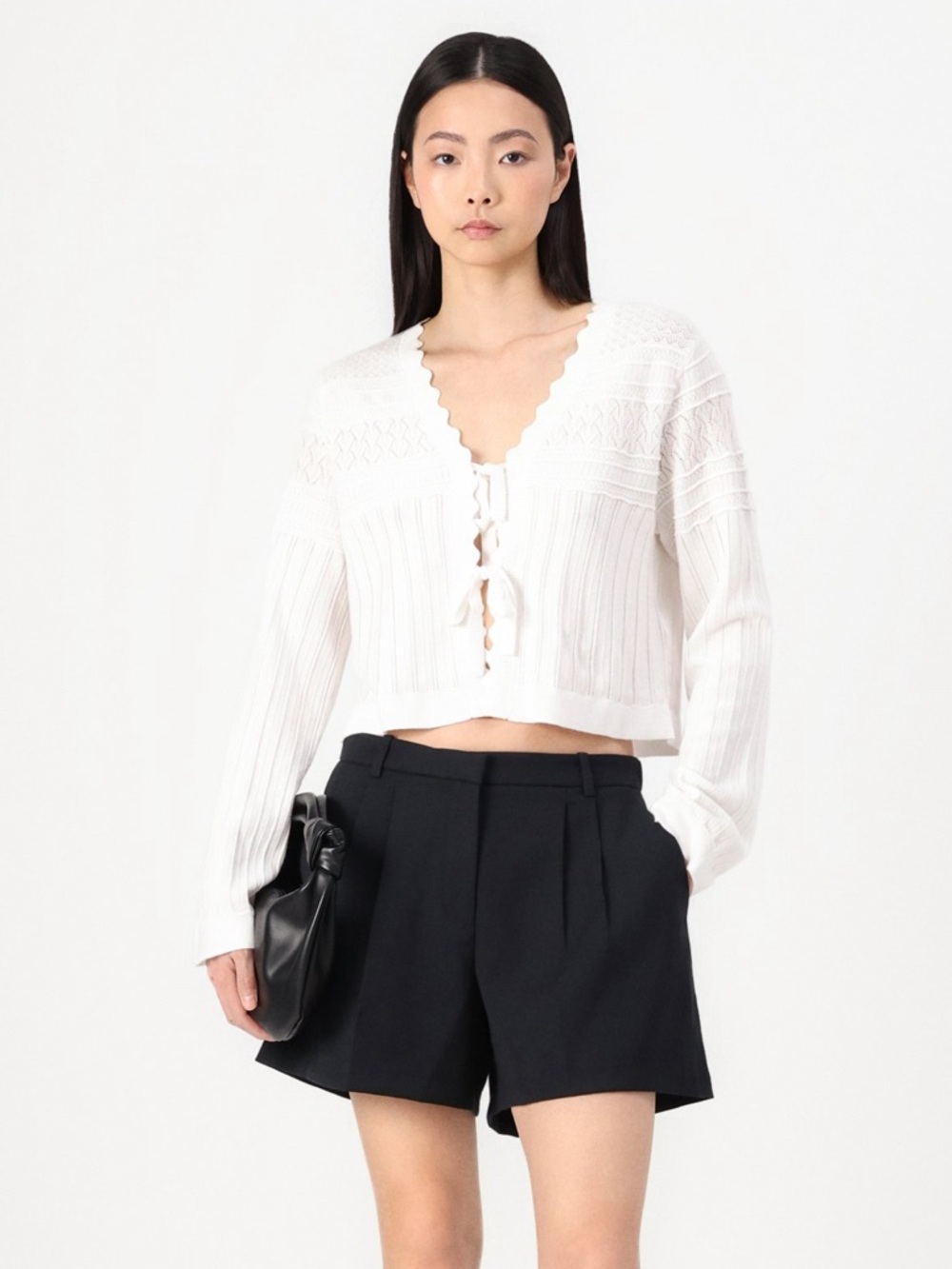 Abercrombie & Fitch Sloan linen trouser shorts